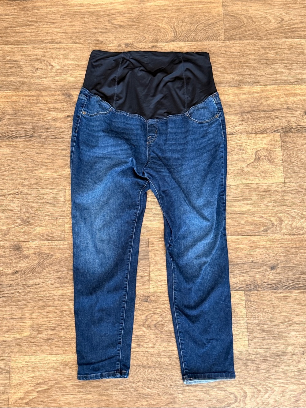 Isabel Maternity by Ingrid & Isabel Blue Jeans Jeggings with Full Support Panel